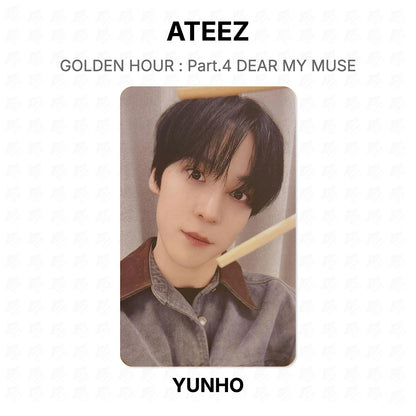 ATEEZ GOLDEN HOUR : Part.4 DEAR MY MUSE Official Photocard