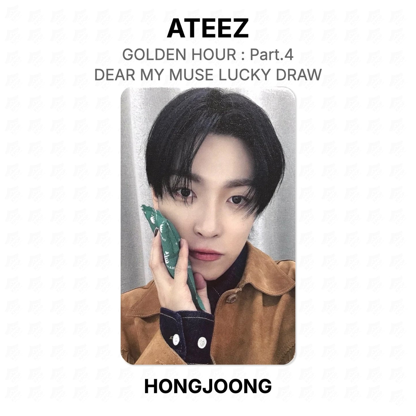 ATEEZ GOLDEN HOUR : Part.4 DEAR MY MUSE LUCKY DRAW Official Photocard