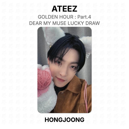 ATEEZ GOLDEN HOUR : Part.4 DEAR MY MUSE LUCKY DRAW Official Photocard