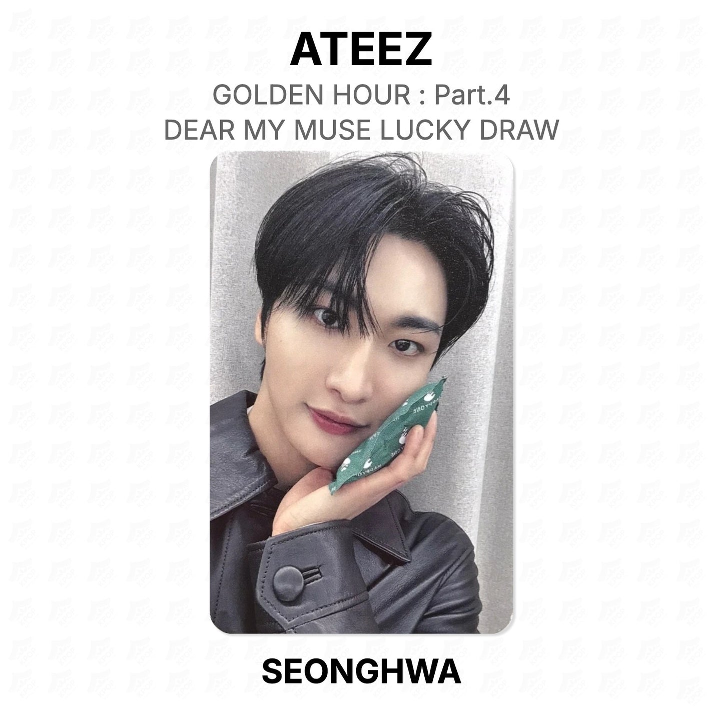 ATEEZ GOLDEN HOUR : Part.4 DEAR MY MUSE LUCKY DRAW Official Photocard