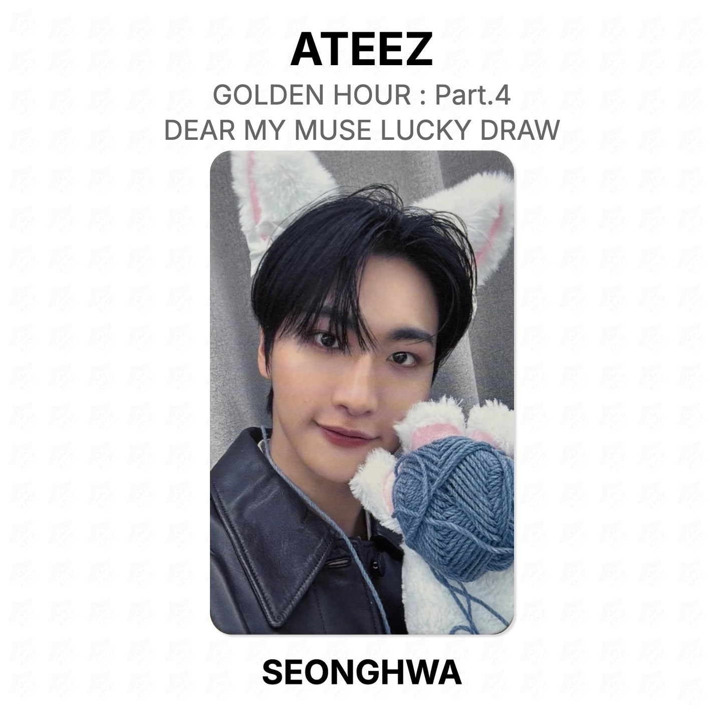 ATEEZ GOLDEN HOUR : Part.4 DEAR MY MUSE LUCKY DRAW Official Photocard