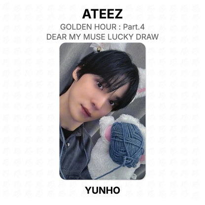 ATEEZ GOLDEN HOUR : Part.4 DEAR MY MUSE LUCKY DRAW Official Photocard