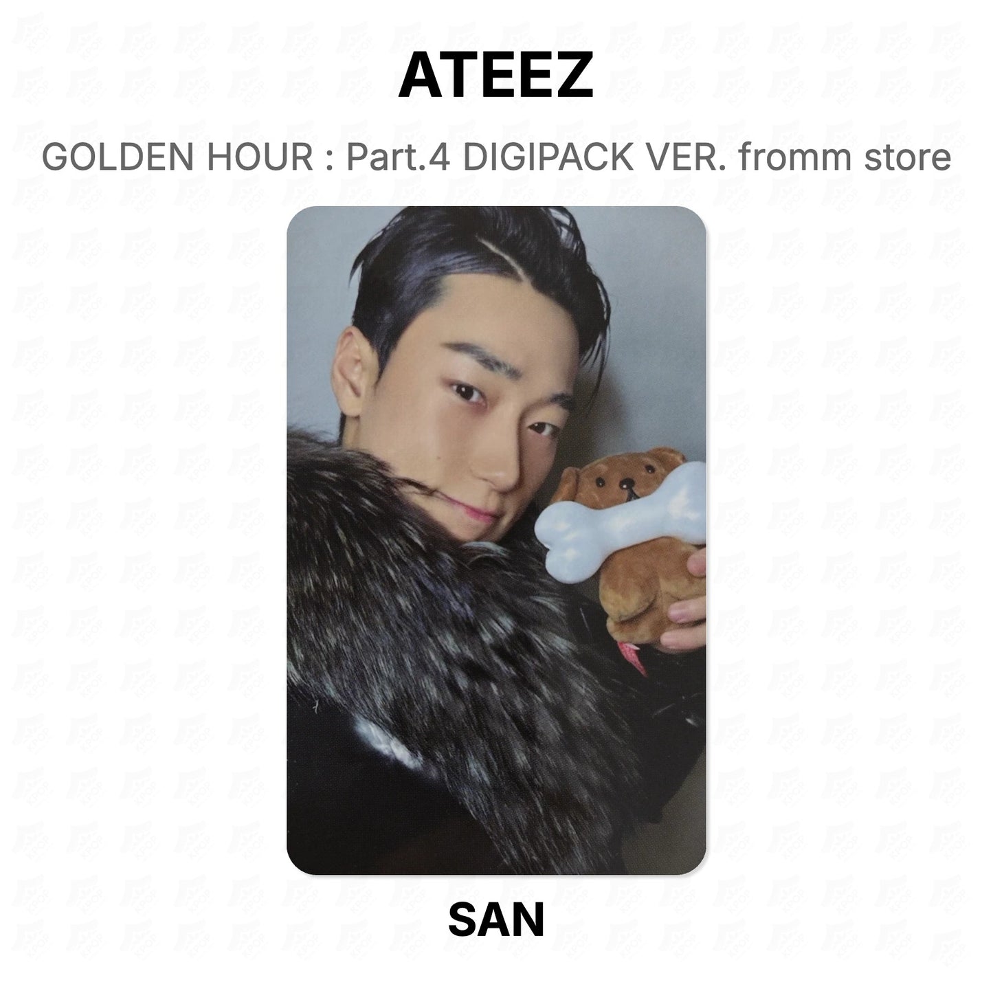 ATEEZ GOLDEN HOUR : Part.4 DIGIPACK VER. fromm store Official Photocard