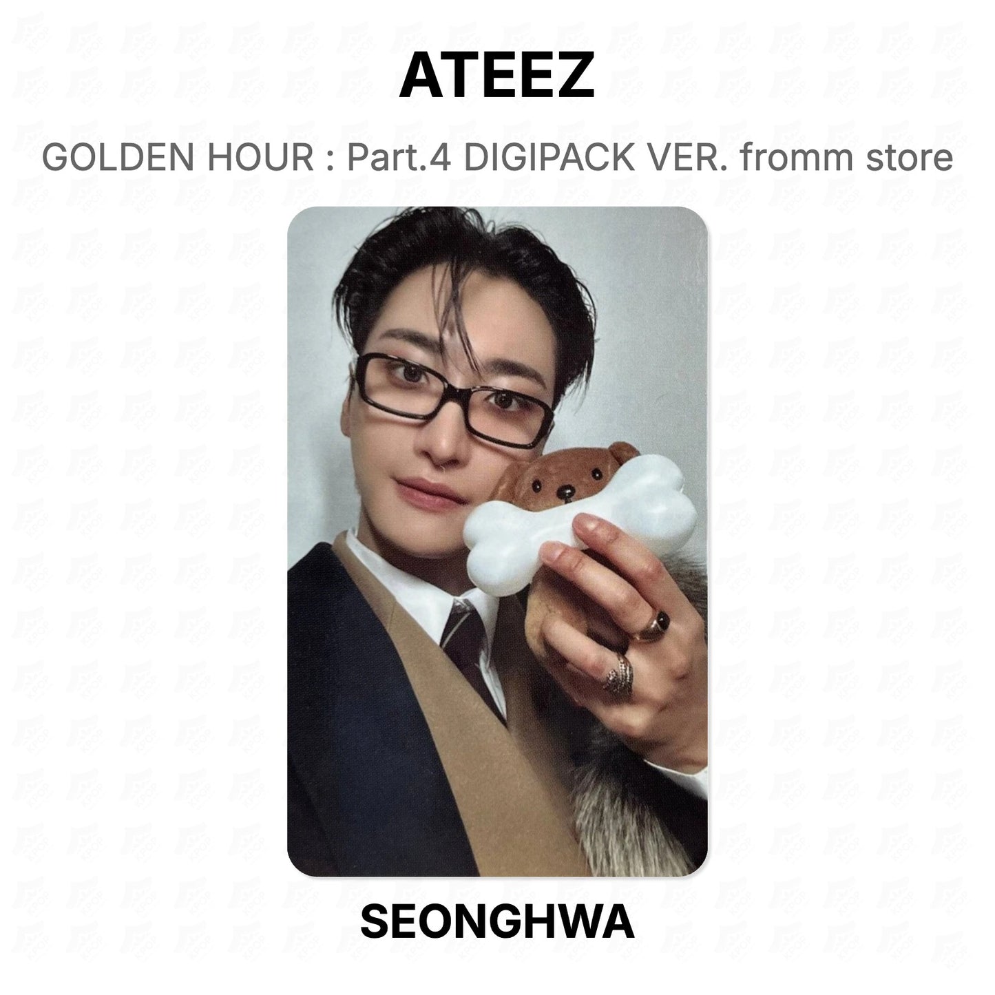 ATEEZ GOLDEN HOUR : Part.4 DIGIPACK VER. fromm store Official Photocard