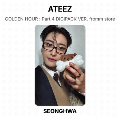 ATEEZ GOLDEN HOUR : Part.4 DIGIPACK VER. fromm store Official Photocard