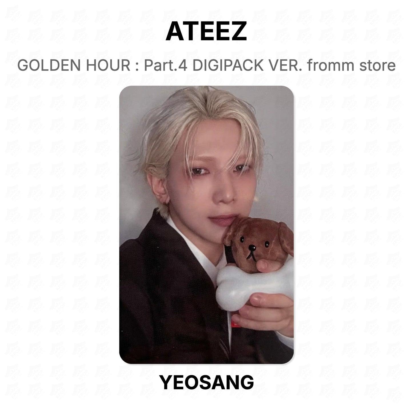 ATEEZ GOLDEN HOUR : Part.4 DIGIPACK VER. fromm store Official Photocard