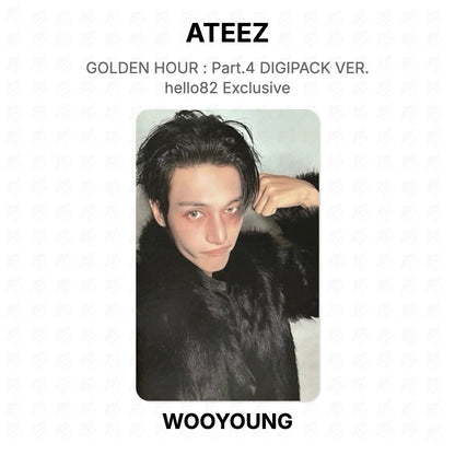 ATEEZ GOLDEN HOUR : Part.4 DIGIPACK VER. hello82 Exclusive Official Photocard