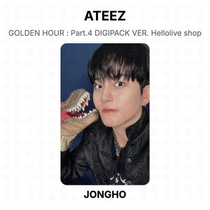 ATEEZ GOLDEN HOUR : Part.4 DIGIPACK VER. Hellolive shop Official Photocard
