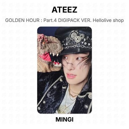 ATEEZ GOLDEN HOUR : Part.4 DIGIPACK VER. Hellolive shop Official Photocard