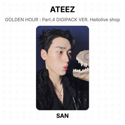 ATEEZ GOLDEN HOUR : Part.4 DIGIPACK VER. Hellolive shop Official Photocard