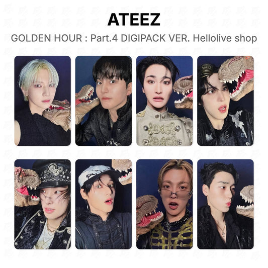 ATEEZ GOLDEN HOUR : Part.4 DIGIPACK VER. Hellolive shop Official Photocard