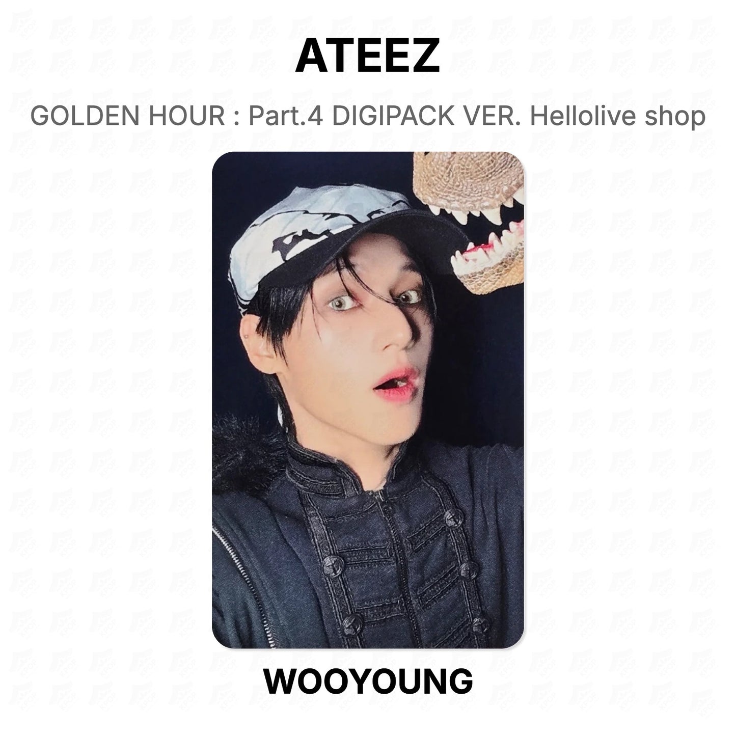ATEEZ GOLDEN HOUR : Part.4 DIGIPACK VER. Hellolive shop Official Photocard