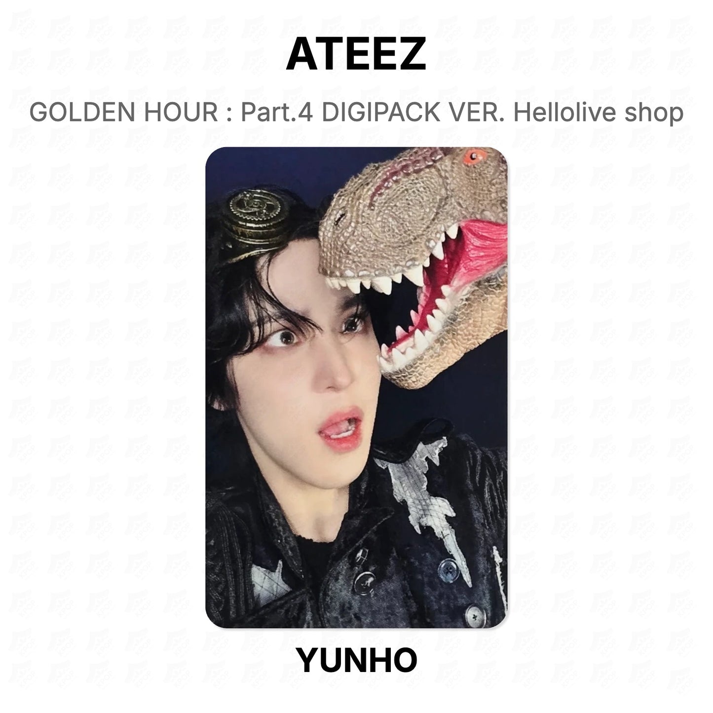 ATEEZ GOLDEN HOUR : Part.4 DIGIPACK VER. Hellolive shop Official Photocard