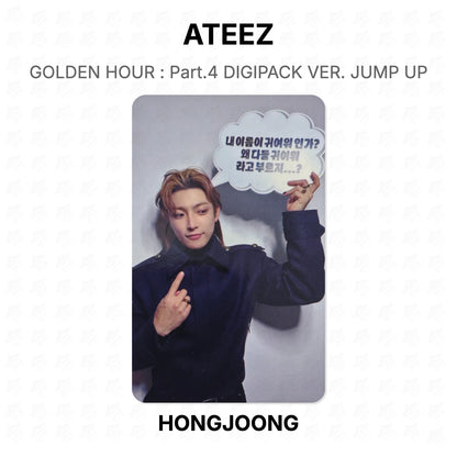 ATEEZ GOLDEN HOUR : Part.4 DIGIPACK VER. JUMP UP Official Photocard