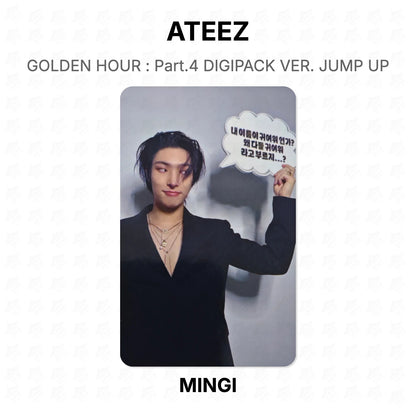 ATEEZ GOLDEN HOUR : Part.4 DIGIPACK VER. JUMP UP Official Photocard