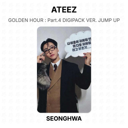 ATEEZ GOLDEN HOUR : Part.4 DIGIPACK VER. JUMP UP Official Photocard