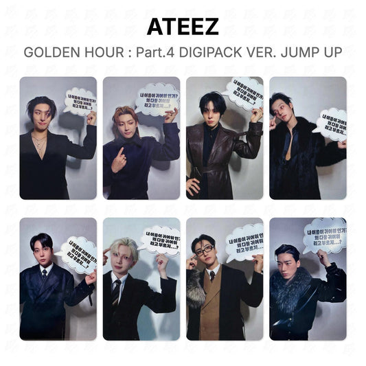 ATEEZ GOLDEN HOUR : Part.4 DIGIPACK VER. JUMP UP Official Photocard