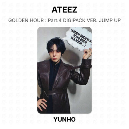 ATEEZ GOLDEN HOUR : Part.4 DIGIPACK VER. JUMP UP Official Photocard