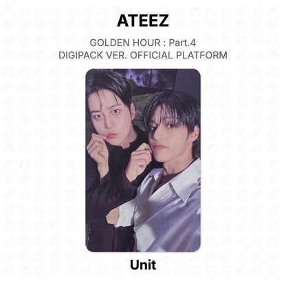 ATEEZ GOLDEN HOUR : Part.4 DIGIPACK VER. OFFICIAL PLATFORM Official Photocard