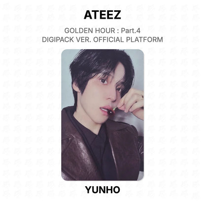 ATEEZ GOLDEN HOUR : Part.4 DIGIPACK VER. OFFICIAL PLATFORM Official Photocard