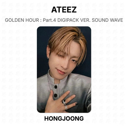 ATEEZ GOLDEN HOUR : Part.4 DIGIPACK VER. SOUND WAVE Official Photocard