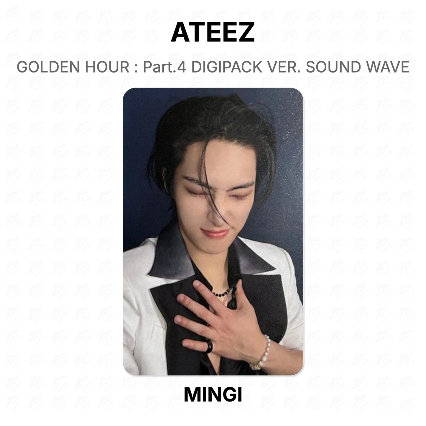 ATEEZ GOLDEN HOUR : Part.4 DIGIPACK VER. SOUND WAVE Official Photocard