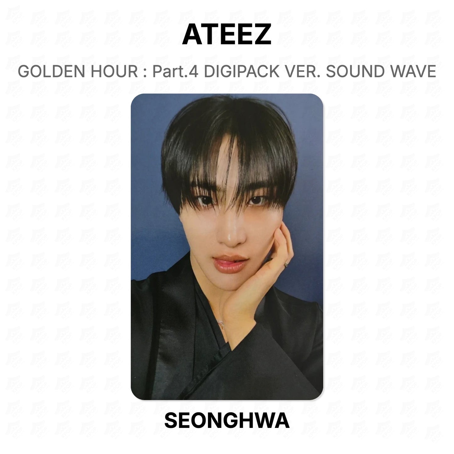 ATEEZ GOLDEN HOUR : Part.4 DIGIPACK VER. SOUND WAVE Official Photocard