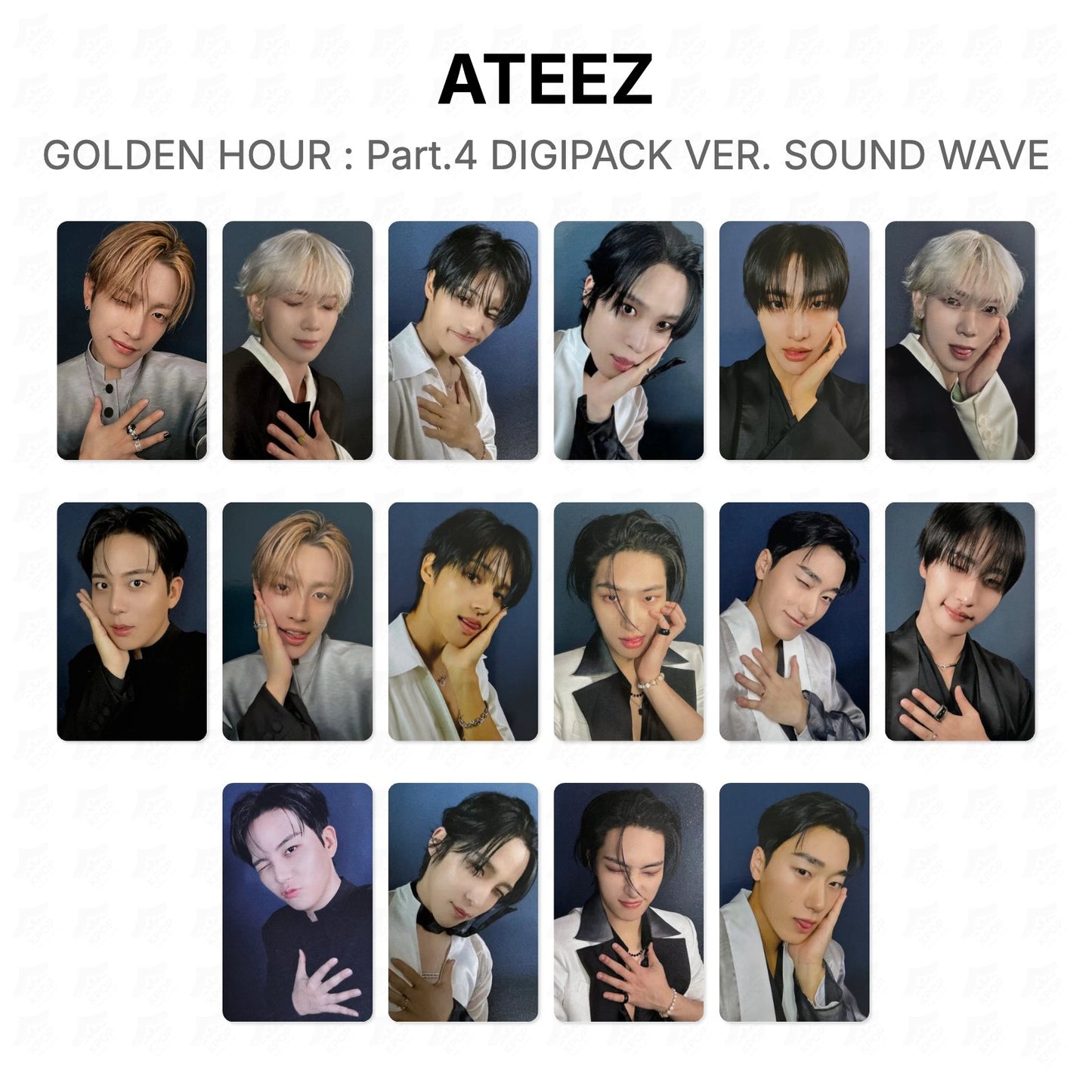 ATEEZ GOLDEN HOUR : Part.4 DIGIPACK VER. SOUND WAVE Official Photocard