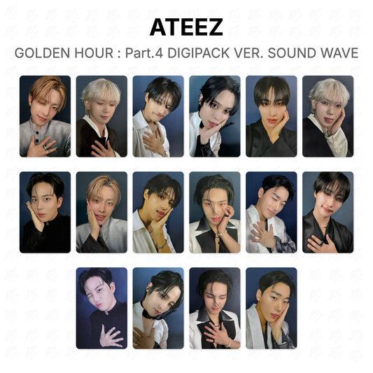 ATEEZ GOLDEN HOUR : Part.4 DIGIPACK VER. SOUND WAVE Official Photocard