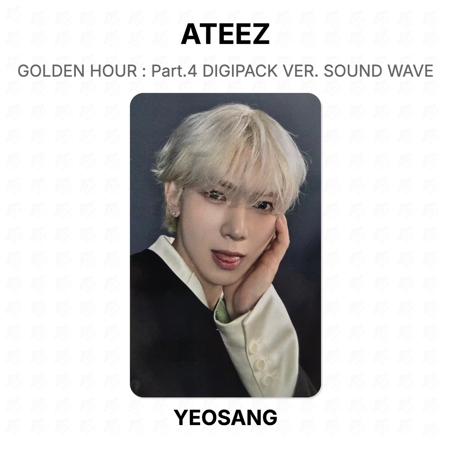 ATEEZ GOLDEN HOUR : Part.4 DIGIPACK VER. SOUND WAVE Official Photocard