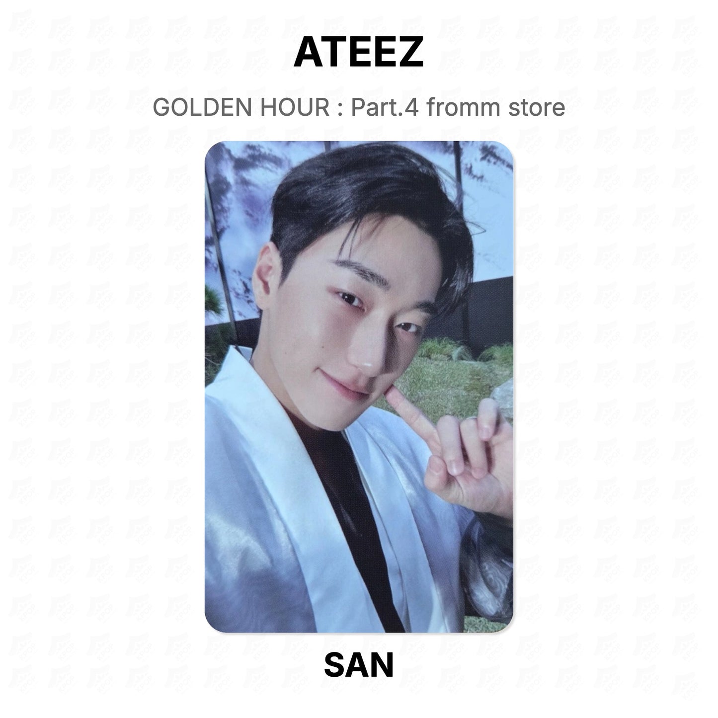 ATEEZ GOLDEN HOUR : Part.4 fromm store Official Photocard