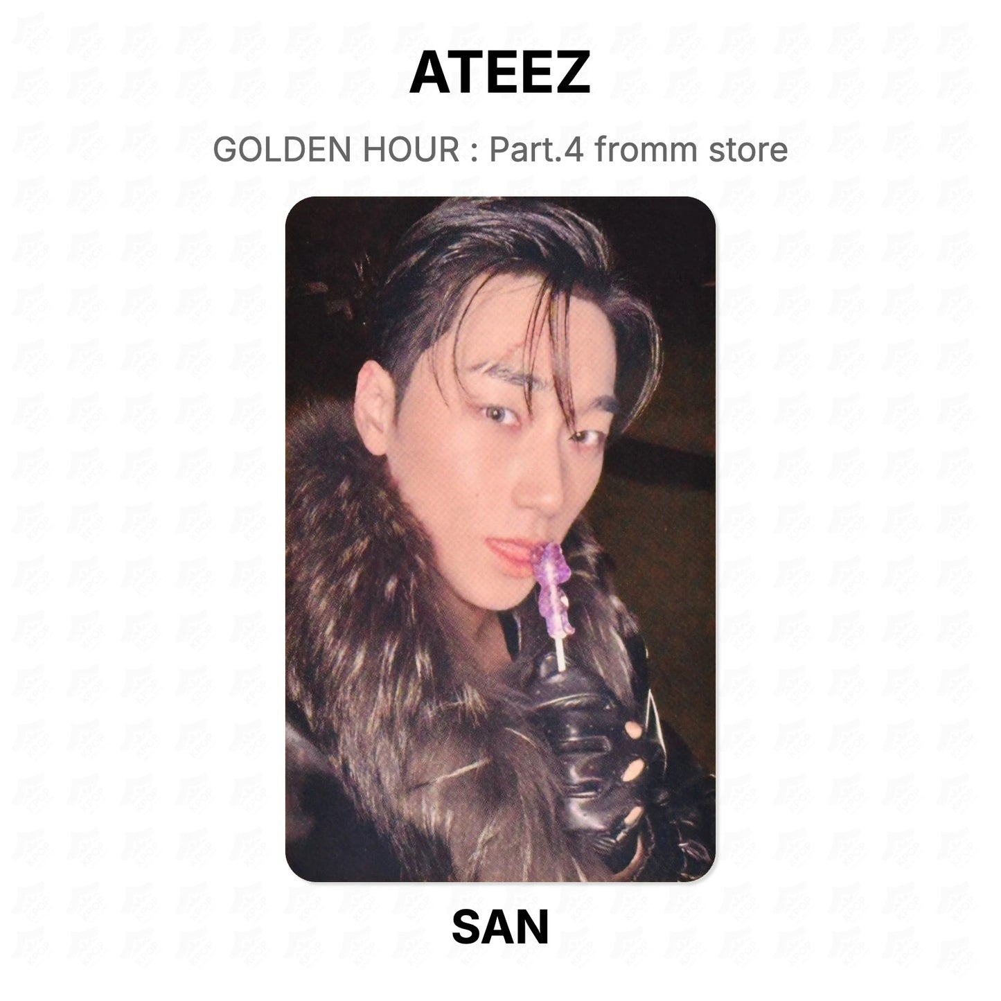 ATEEZ GOLDEN HOUR : Part.4 fromm store Official Photocard