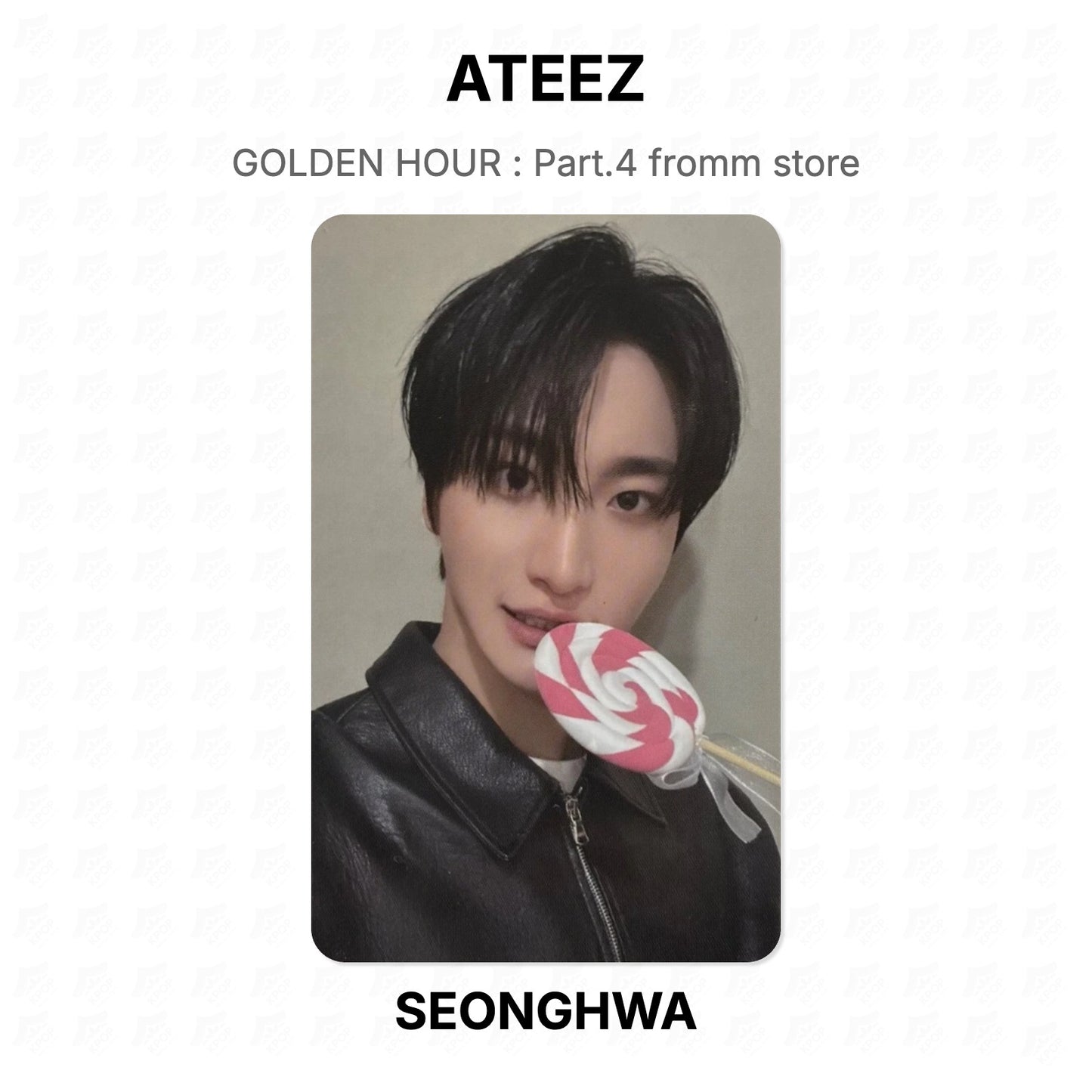 ATEEZ GOLDEN HOUR : Part.4 fromm store Official Photocard