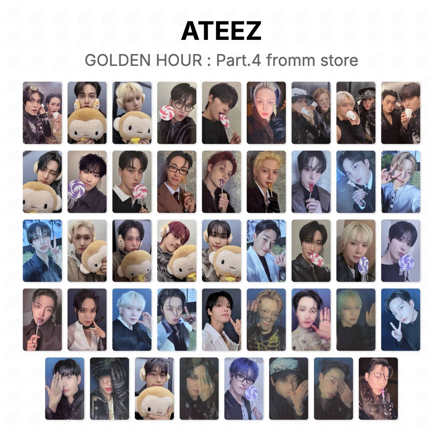 ATEEZ GOLDEN HOUR : Part.4 fromm store Official Photocard