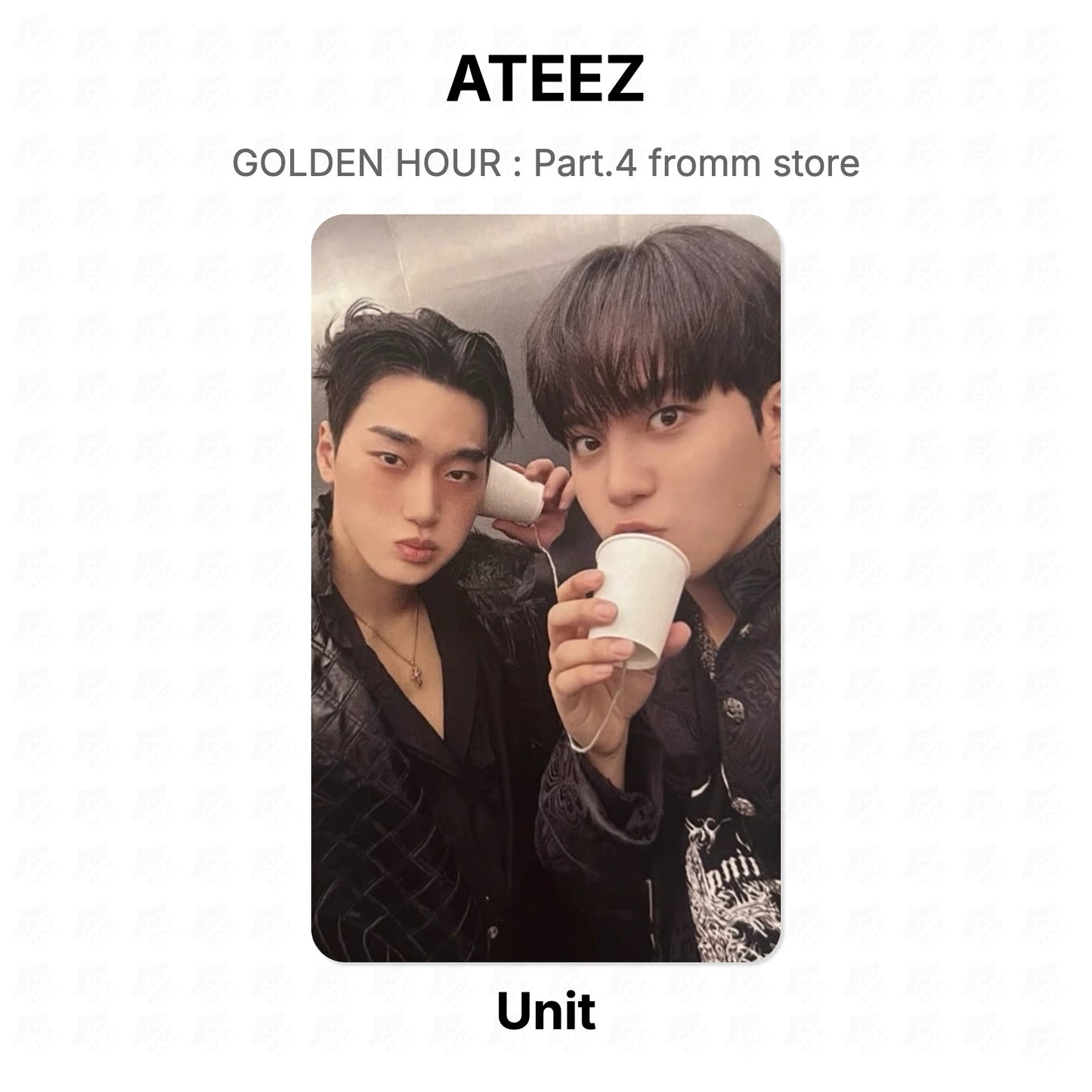 ATEEZ GOLDEN HOUR : Part.4 fromm store Official Photocard