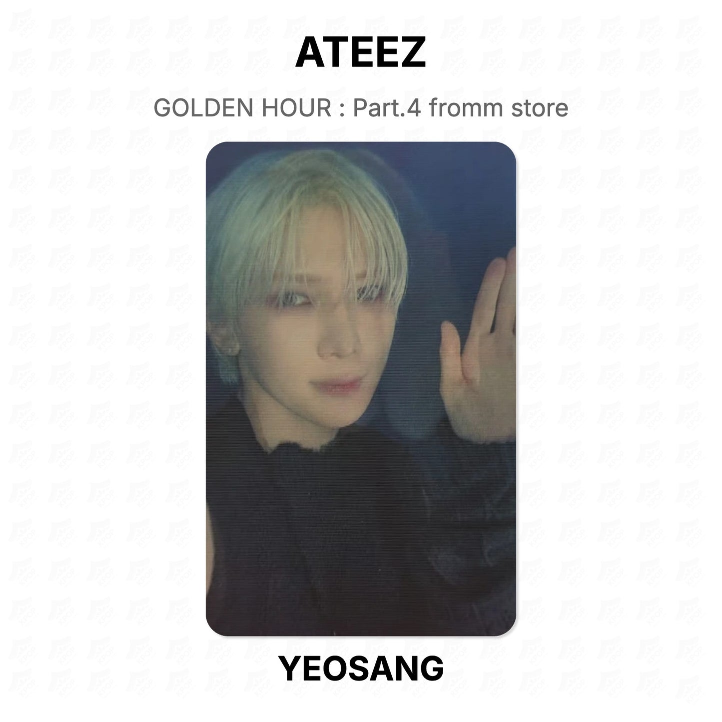 ATEEZ GOLDEN HOUR : Part.4 fromm store Official Photocard