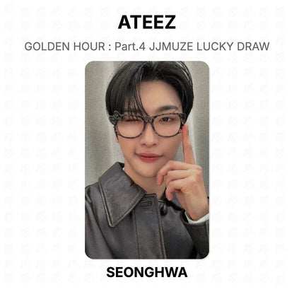 ATEEZ GOLDEN HOUR : Part.4 JJMUZE LUCKY DRAW Official Photocard