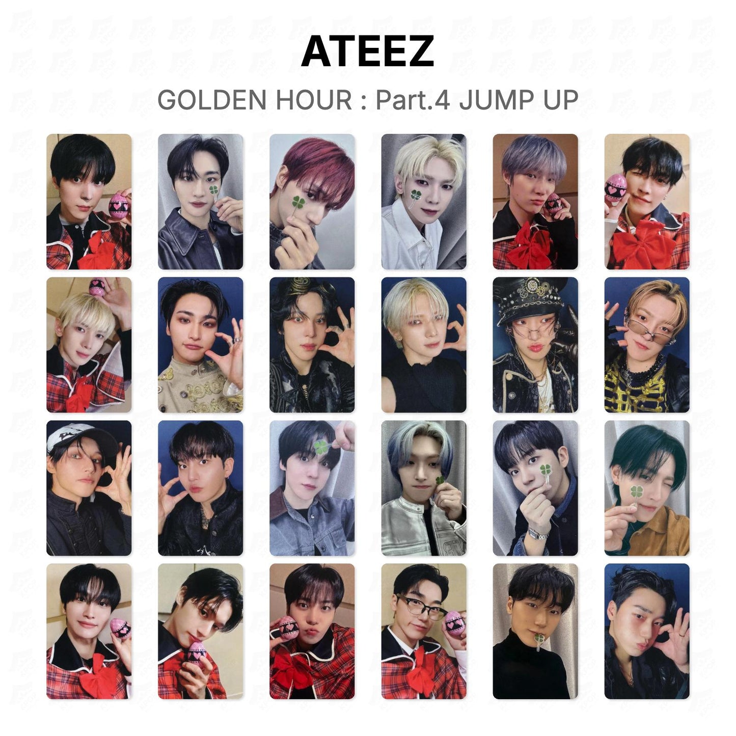 ATEEZ GOLDEN HOUR : Part.4 JUMP UP Official Photocard