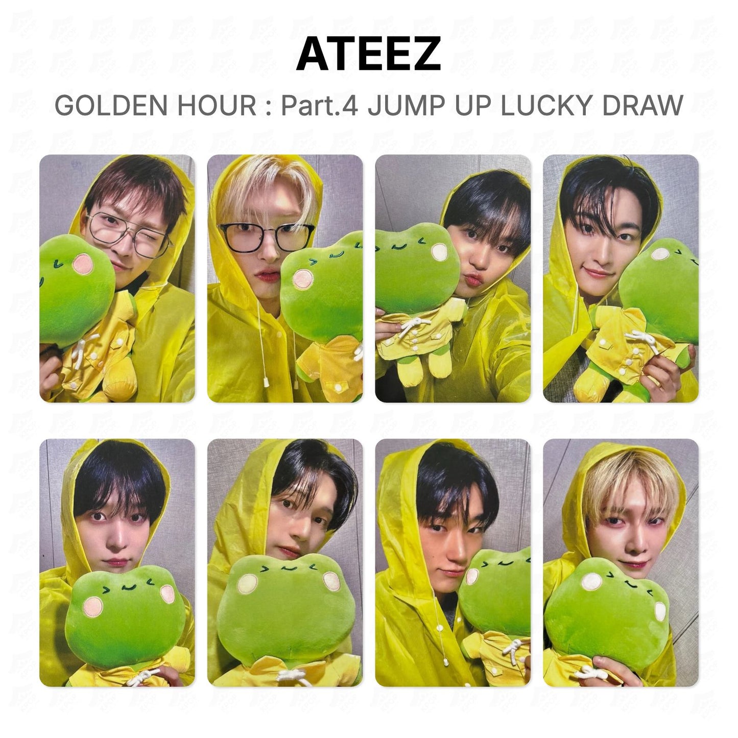 ATEEZ GOLDEN HOUR : Part.4 JUMP UP LUCKY DRAW Official Photocard