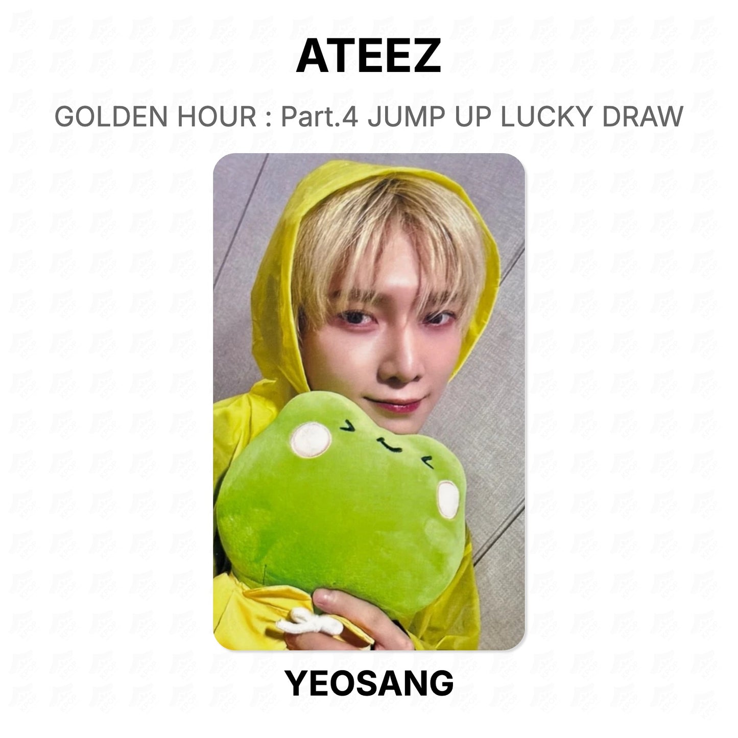 ATEEZ GOLDEN HOUR : Part.4 JUMP UP LUCKY DRAW Official Photocard