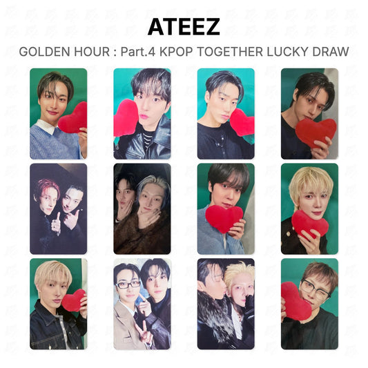ATEEZ GOLDEN HOUR : Part.4 KPOP TOGETHER LUCKY DRAW Official Photocard