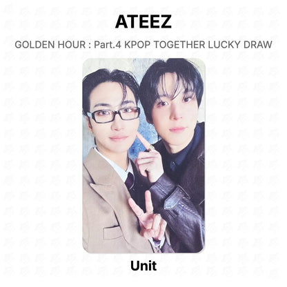 ATEEZ GOLDEN HOUR : Part.4 KPOP TOGETHER LUCKY DRAW Official Photocard