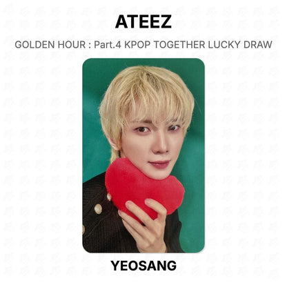 ATEEZ GOLDEN HOUR : Part.4 KPOP TOGETHER LUCKY DRAW Official Photocard