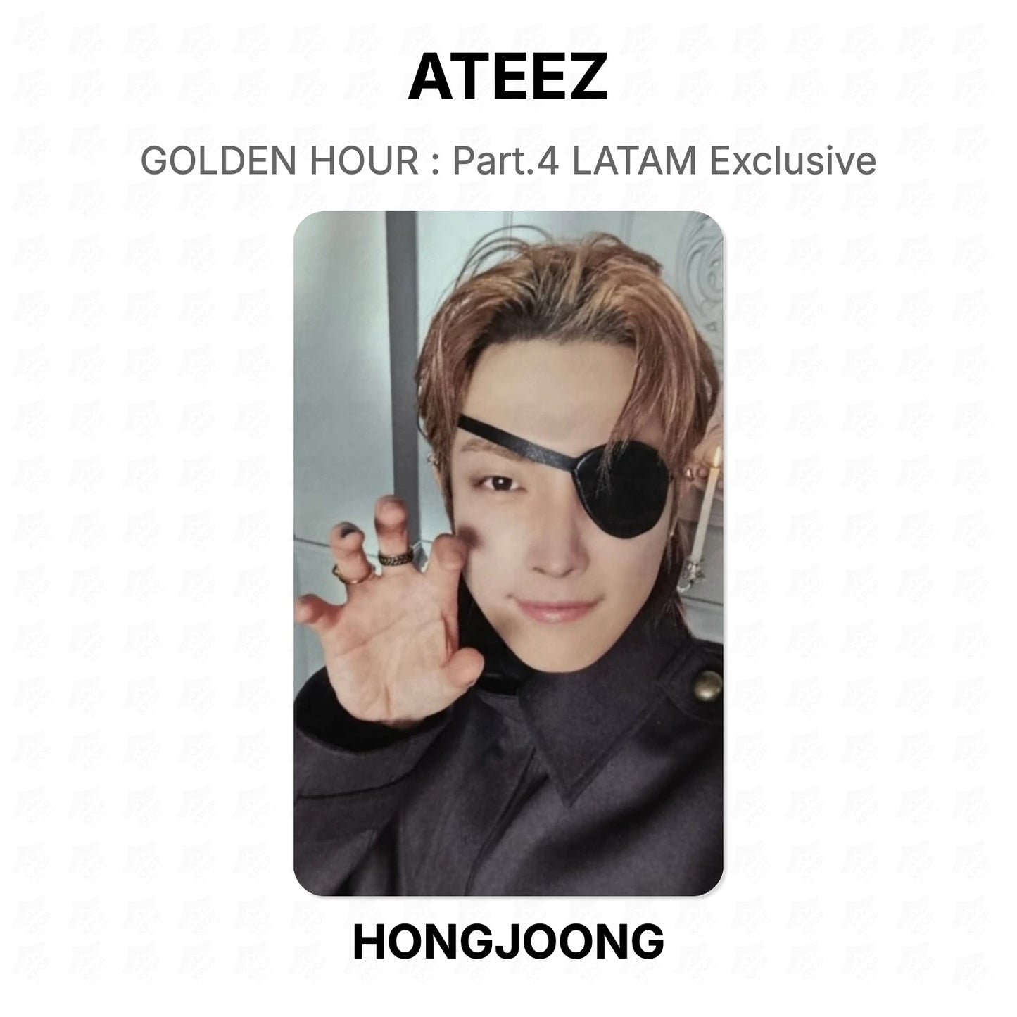ATEEZ GOLDEN HOUR : Part.4 LATAM Exclusive Official Photocard