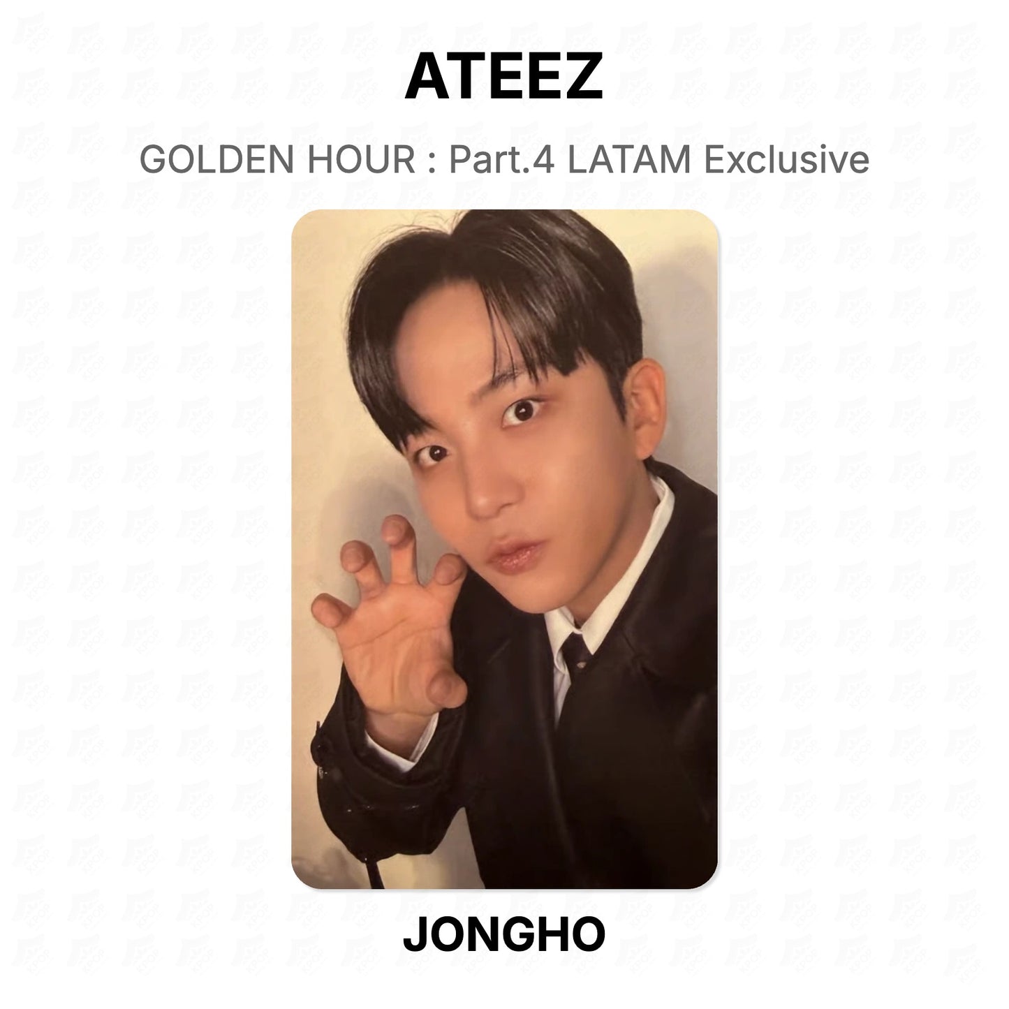 ATEEZ GOLDEN HOUR : Part.4 LATAM Exclusive Official Photocard