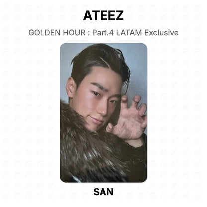ATEEZ GOLDEN HOUR : Part.4 LATAM Exclusive Official Photocard