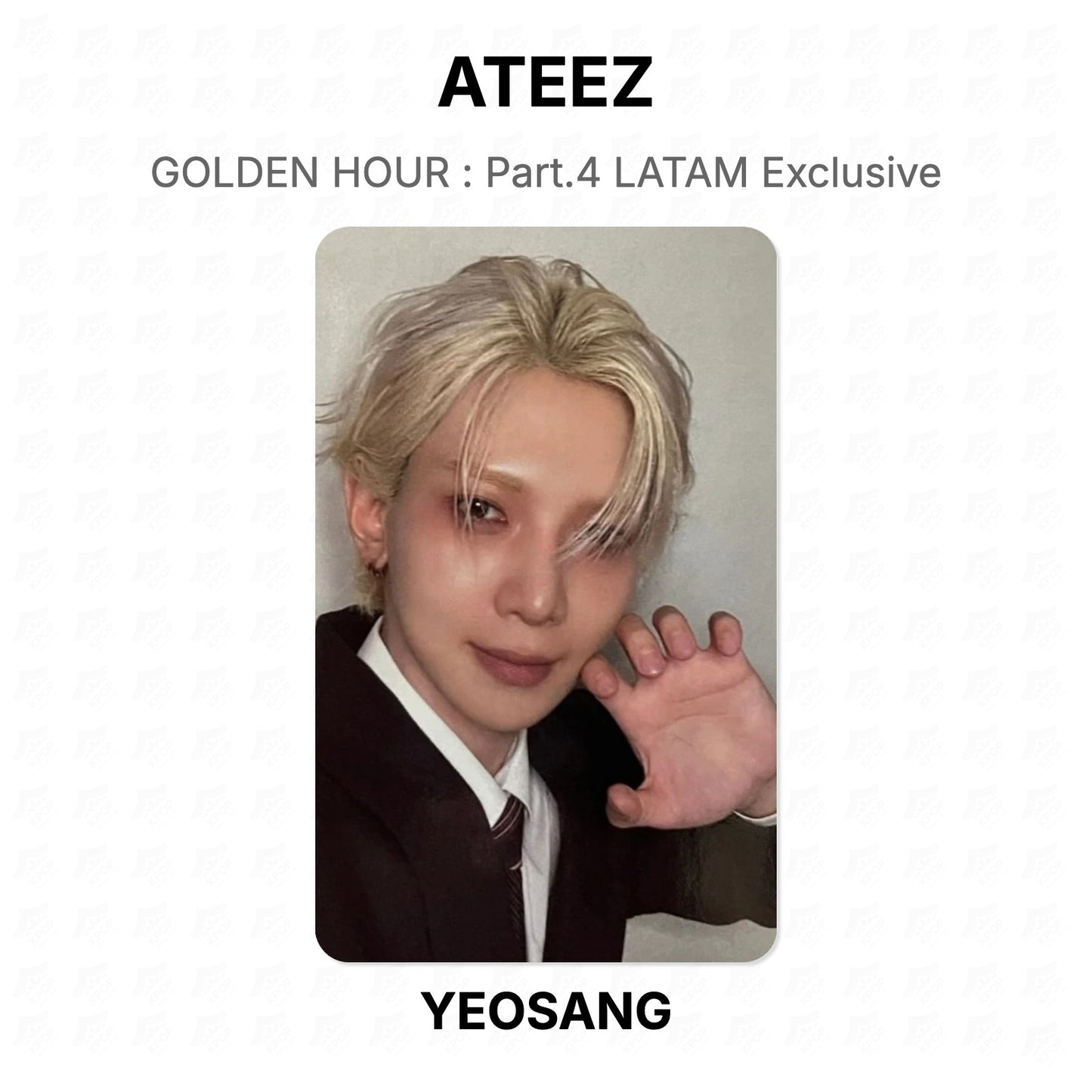 ATEEZ GOLDEN HOUR : Part.4 LATAM Exclusive Official Photocard