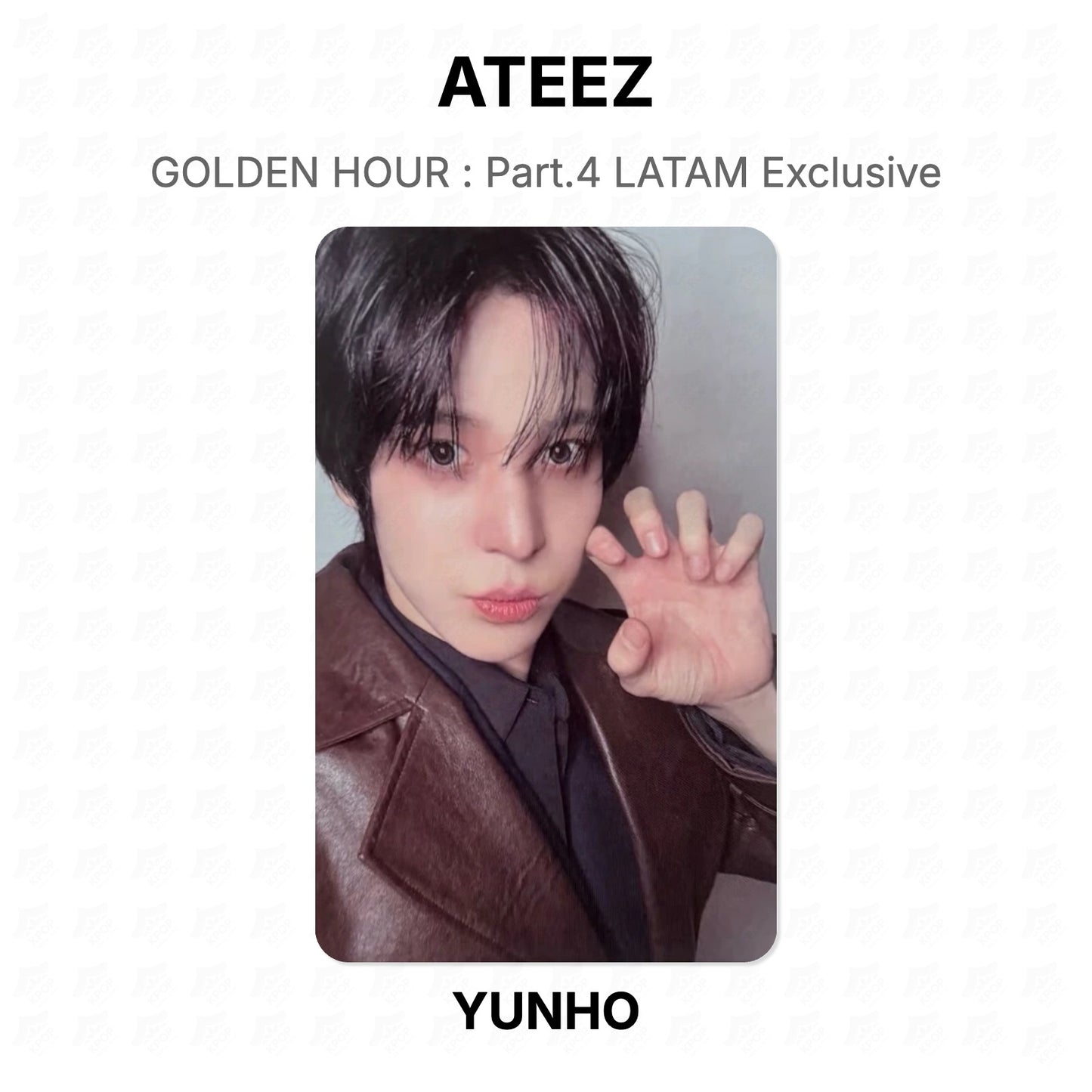ATEEZ GOLDEN HOUR : Part.4 LATAM Exclusive Official Photocard