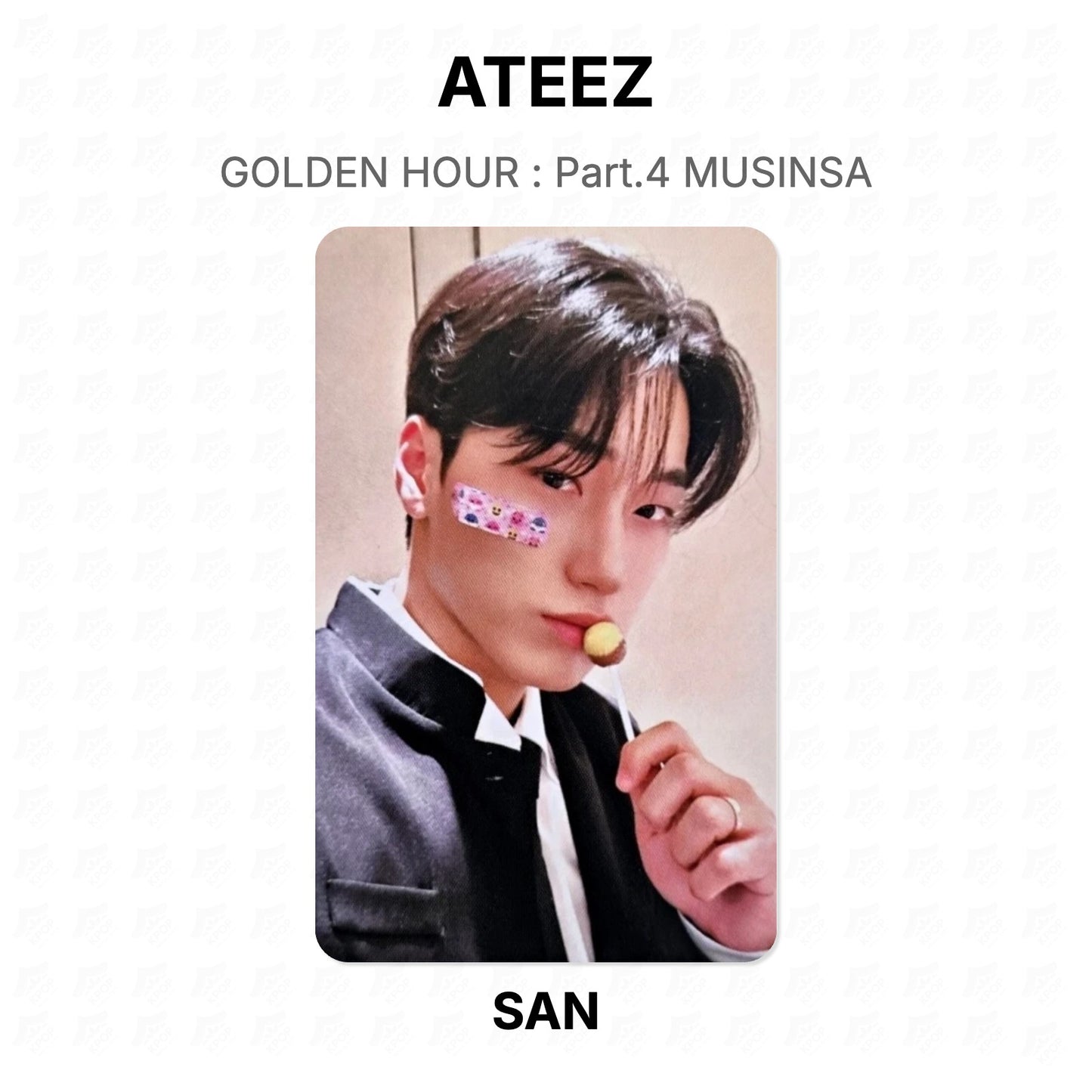 ATEEZ GOLDEN HOUR : Part.4 MUSINSA Official Photocard