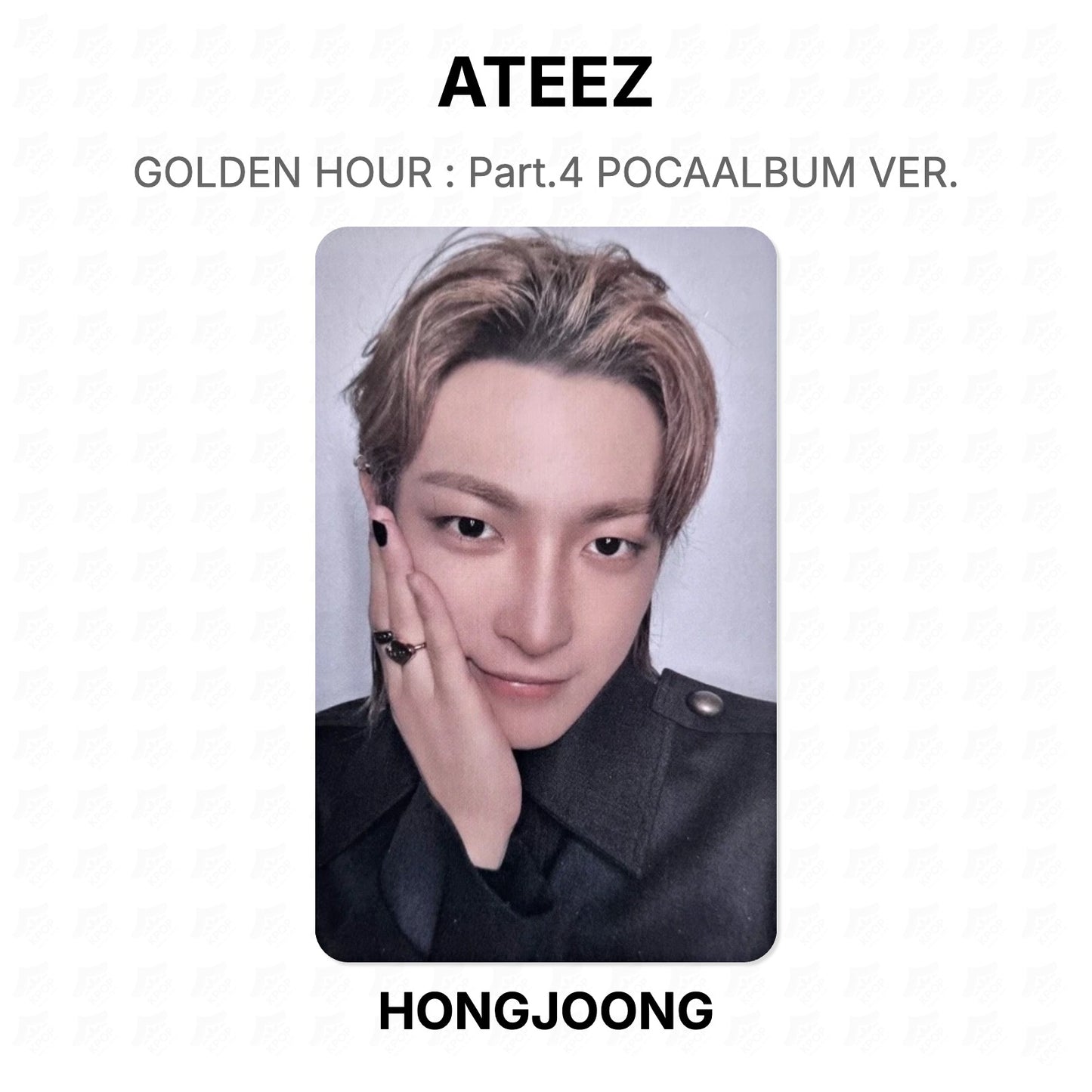 ATEEZ GOLDEN HOUR : Part.4 POCAALBUM VER. Official Photocard
